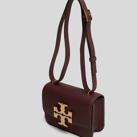 TORY BURCH ELEANOR PEBBLED SMALL CONVERTIBLE SHOULDER / CROSSBODY BAG - Picture 7 of 8
